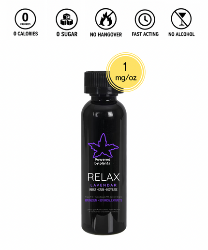 Relax lavender 1mg per oz THC Drink by Powered By Plants