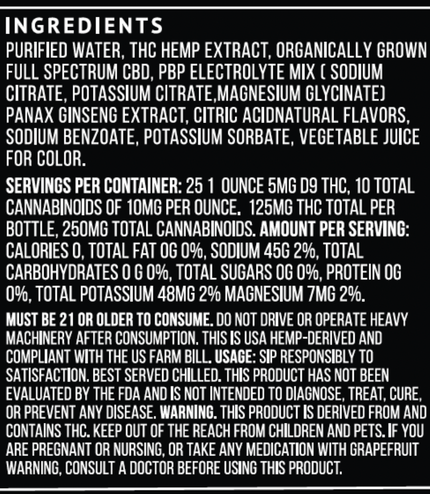 Social Blood Orange - Connection & Joy (750ml) a Functional Energy Drink by Powered By Plants